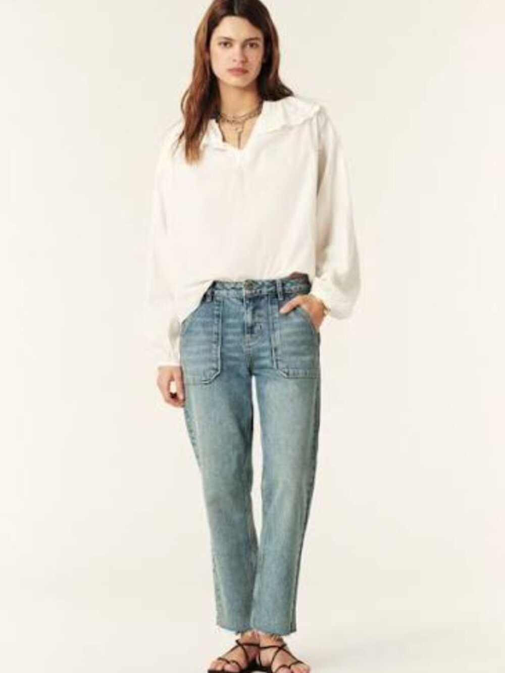 BA&SH Elly Straight Leg Jeans Size 25